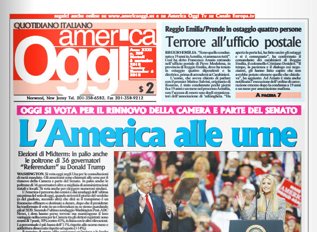 America Oggi dedica una doppia pagina a ILICA