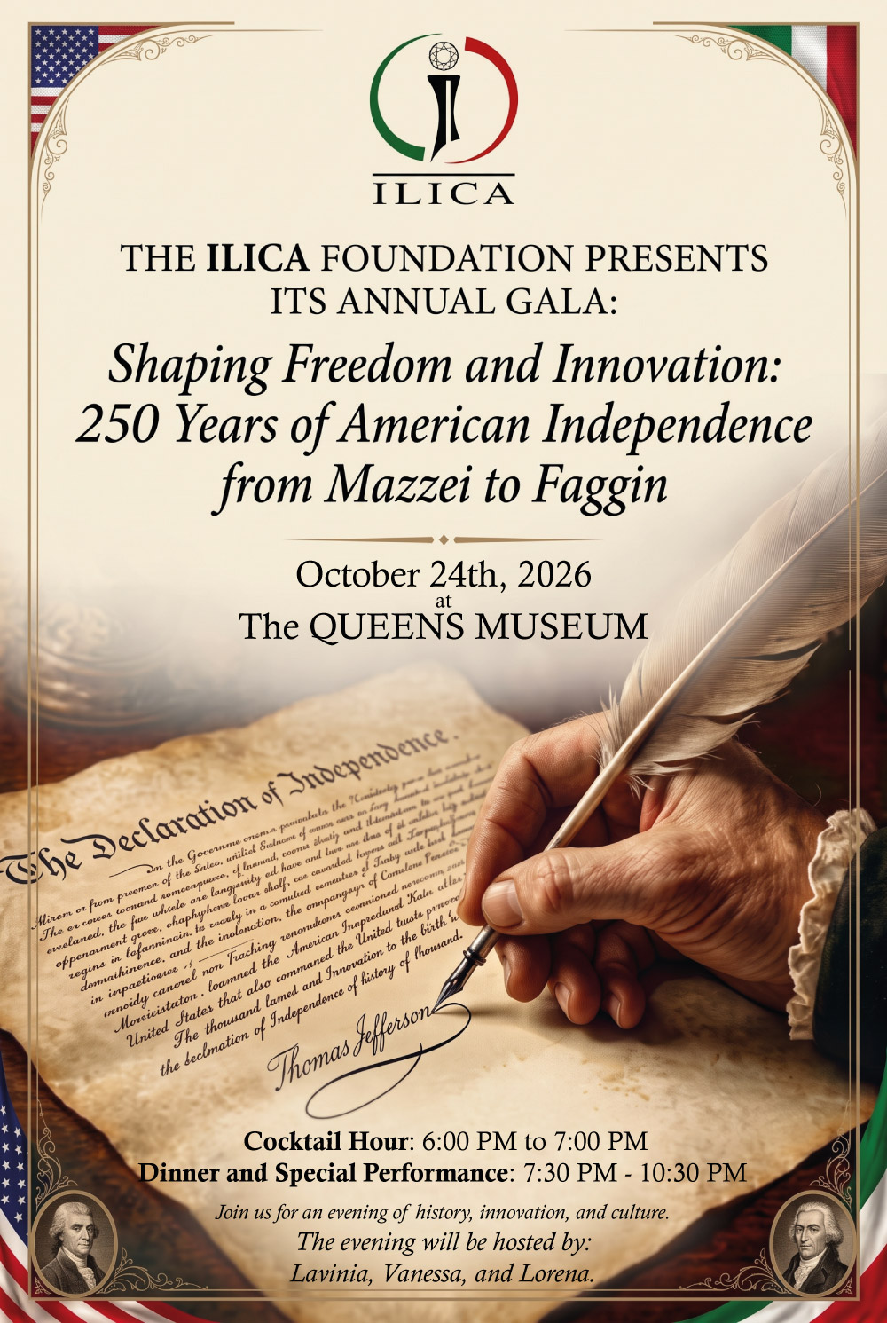 ILICA CE* XXII - Shaping Freedom and Innovation: 250 Years of American Independence from Mazzei to Faggin